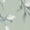 Vliestapete Blumentapete Grün Grau Blumenoptik 397687 Produktbild-Vorschau 11