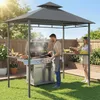 Outsunny Grillpavillon 2,4 x 1,4 m, Windfest Produktbild-Vorschau 9