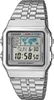 Casio Uni Digital Quarz Uhr mit Edelstahl Armband A500WA-7 Produktbild-Vorschau 1