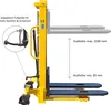 MIDORI Hochhubwagen Handstapler Hydraulik Polyurethan1,0t / Produktbild-Vorschau 9