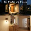 Grafner® Edelstahl Wandlampe mit Bewegungsmelder 26BPIR Produktbild-Vorschau 7