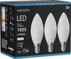 Mexen Nova 3x LED-Glühbirne E14, C37, 10W, Neutral - 4000K, Produktbild-Vorschau 1