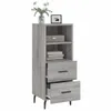 [Home] Sideboard Grau Sonoma 34,5x34x90 cm Holzwerkstoff , Produktbild-Vorschau 4
