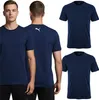 PUMA Herren T-Shirt 2er Pack Basic T-Shirt Navy Baumwolle Produktbild-Vorschau 8