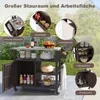 GOPLUS Grillwagen Outdoor, BBQ Grilltisch mit großer Produktbild-Vorschau 4