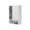 haaus Zed pensile da bagno, a parete, 2 ante, bianco Anteprima dell’immagine prodotto 2