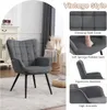 WOLTU Ohrensessel modern, Metallbeine, Polstersessel mit Produktbild-Vorschau 5