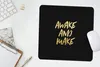 MuchoWow® Mauspad Mousepad Zitat - Kreativ - Gold - Schwarz Produktbild-Vorschau 5