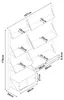 Wandregal 'Tingvoll' 176x147x34 cm Bambus Produktbild-Vorschau 7