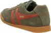 Gola Herrier Suede khaki orang sportlicher Schnürer Grün in Produktbild-Vorschau 11