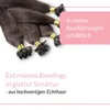 hair2heart Extensions Echthaar Bondings glatt - 25 Strähnen Produktbild-Vorschau 3