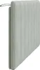 A close-up, side view of a light gray upholstered headboard. Anteprima dell’immagine prodotto