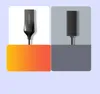 A split image showing two black audio adapters, one with the UGREEN logo, against white and gray backgrounds, with colored gradient rectangles below. Náhľad obrázku produktu