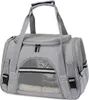 A grey pet carrier bag with a cat inside. Náhľad obrázku produktu
