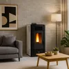 Peletová kamna Anita 10 kW bílá Sannover + instalační sada Náhled obrázku produktu 3