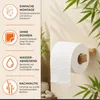 ECENCE Toilettenpapierhalter Holz Bambus - selbstklebend Produktbild-Vorschau 2