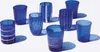 Zafferano Melting Pot Lot de 6 Verres Unicolores - Bleu - Voir les images du produit 2