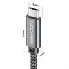 deleyCON 0,5m 240W 10 Gbps USB-C Kabel Kurz (USB 3.2 Gen2) Produktbild-Vorschau 2