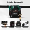 Wiltec taška na opasok na náradie 24 x 28 cm do 15 kg, Náhľad obrázku produktu 6