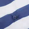 vidaXL Gartenstuhl-Kissen 6 Stk. Blau & Weiß Gestreift Produktbild-Vorschau 5