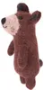 A felt finger puppet of a bear standing upright. Produktbild-Vorschau