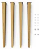 4x sossai Holzfüße eckig - gerade Ausführung 71cm Eiche Produktbild-Vorschau 1