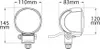 Hella Marine weiß 12/24V Mega Beam LED Arbeitsleuchte GEN Produktbild-Vorschau 3