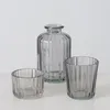 Glasdekorationen Kerzenhalter und Vase 10 cm TOLKA, 3er Set Produktbild-Vorschau 3
