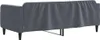 vidaXL Denná posteľ tmavosivá 90x200 cm zamat Náhľad obrázku produktu 5