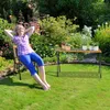 Relaxdays Gartenstuhl mit Armlehne, belastbar, niedrig, Produktbild-Vorschau 5