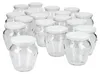 18er Set Marmeladengläser 212ml Twist-Off-Deckel TO63 weiß Produktbild-Vorschau 2