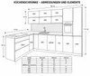 Eckküchenzeile 170x360 cm Winkelküche Küchenblock Produktbild-Vorschau 6