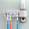 UV sterilizátor zubních kartáčků s držákem a dávkovačem Náhled obrázku produktu 9