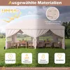 Gazebo pieghevole COSTWAY 3x6 m con 4 pareti laterali, Anteprima dell’immagine prodotto 4