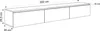 IDOHOME-TV-Lowboard SELIA 200 cm mit goldener Zierleiste Produktbild-Vorschau 7