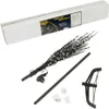 A product shot of a LED light branch tree with its packaging and accessories. Produktbild-Vorschau