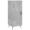 vidaXL Highboard Betongrau 34,5x34x180 cm Holzwerkstoff - Produktbild-Vorschau 8