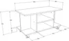 VCM Holz Couchtisch | Sofatisch mit ausreichend Stauraum | Produktbild-Vorschau 5