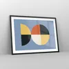 Gerahmtes Poster - Schwarzer Rahmen - Stück Geometrisch Rad Produktbild-Vorschau 8