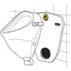Accessori Sapho - Raccordo di ingresso con ingresso coperto Anteprima dell’immagine prodotto 4