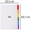 EXACOMPTA 2306E EXACOMPTA Karton-Register, DIN A4, weiß, Podgląd zdjęcia produktu 8