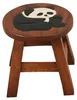 Tokoindah Kinderhocker Panda – Schemel aus Massivholz, in Produktbild-Vorschau 2