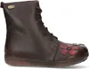 LAURA VITA Lederstiefelette schwarz mit rot-grüner Produktbild-Vorschau 4