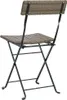 vidaXL Bistrostühle 8 Stk. Klappbar Grau Poly Rattan und Produktbild-Vorschau 8