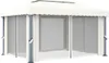 vidaXL Pavillon mit Vorhängen & LED-Lichterketten 4x3 m Produktbild-Vorschau 6