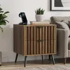 okwish Nachttisch mit zwei Schubladen, Beistellschrank mit  Produktbild-Vorschau 3