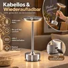2er Set Kabellose Dimmbare LED Akku Tischleuchten, Touch Produktbild-Vorschau 6