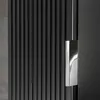 Badmöbel Hochschrank 1-türig ADELAIDE-56-BLACK  in matt Produktbild-Vorschau 3