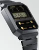 Uni-Uhr Casio F100 - GUN METAL / GOLD Schwarz Produktbild-Vorschau 9