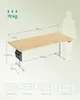 SONGMICS Výškově nastavitelný stůl, 180 cm, paměťová funkce Náhled obrázku produktu 7